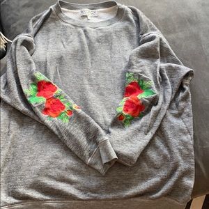 Oversized soft wild fox sweatshirt